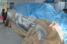 Lackiervorbereitungen